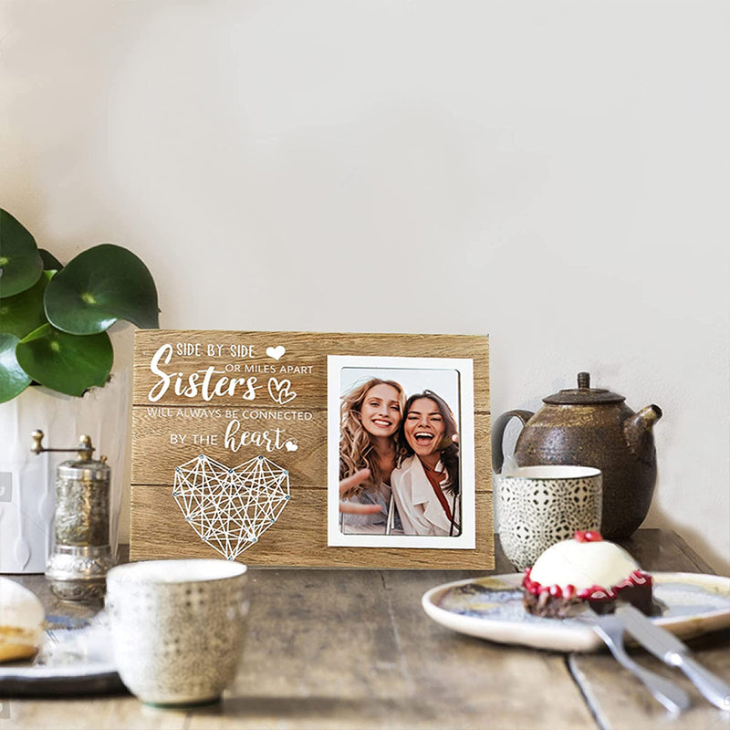 Sister Birthday Gifts from Sister, Sister Picture Frame, Sisters Gifts from Sister, Mothers Day Gifts for Sister 4X6 Picture Frame