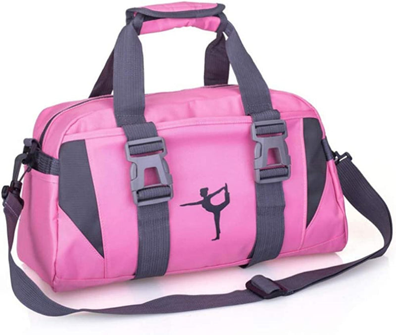 Small/Large Dance Duffle Bag for Girls Sport Gym Bags for Women Yoga Bag Overnight Bags for Girls Weekend Bags Home & Garden > Household Supplies > Storage & Organization 2017snow Pink  