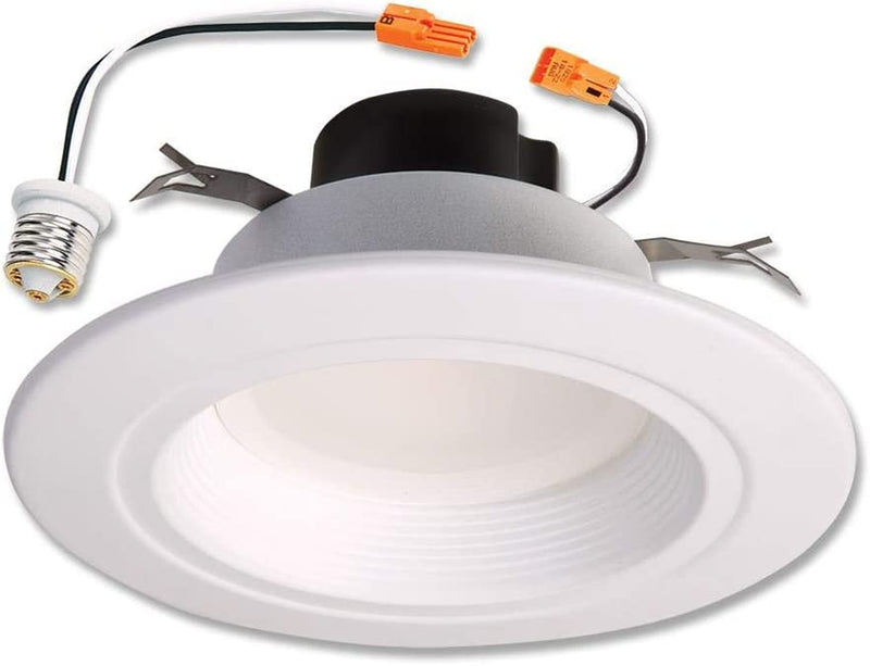 HALO RL560WH6935R-CA Integrated LED Recessed Retrofit Downlight Trim, 5 Inch and 6 Inch, 3500K Neutral Home & Garden > Lighting > Flood & Spot Lights HALO 3000k Bright White Standard 5 inch and 6 inch