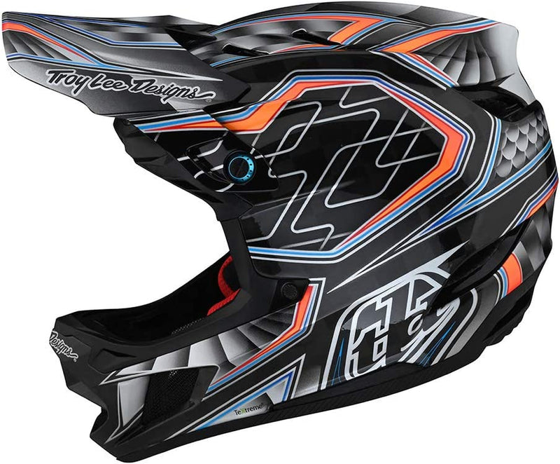 Troy Lee Designs D4 Carbon Full Face Mountain Bike Helmet for Max Ventilation Lightweight MIPS EPP EPS Racing Downhill DH BMX MTB - Adult Men Women Sporting Goods > Outdoor Recreation > Cycling > Cycling Apparel & Accessories > Bicycle Helmets Troy Lee Designs Gray XX-Large 