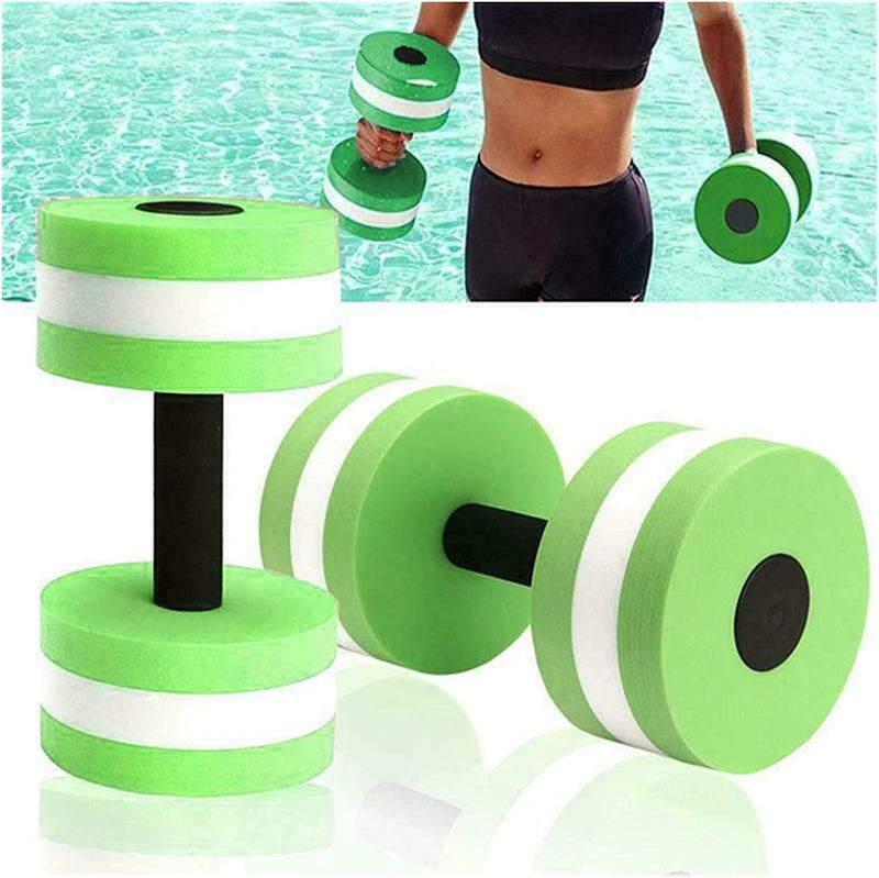 Swimming Training Equipment 2Pcs Swimming Pool Water Aerobics Aquatic Barbell Swimming EVA Floating Dumbbell Water Yoga Durable Sport for Children and Adults (Color : Sky Blue) Sporting Goods > Outdoor Recreation > Boating & Water Sports > Swimming GuangPingXianChuXingWuJinBaiHuoJingYingB   