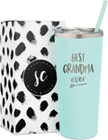 Sassycups Best Nana Ever Tumbler | 22 Ounce Engraved Mint Stainless Steel Insulated Travel Mug | Nana Tumbler | for Nana | World'S Best Nana | New Nana | Nana Birthday | Nana to Be Home & Garden > Kitchen & Dining > Tableware > Drinkware SassyCups Mint - Grandma  