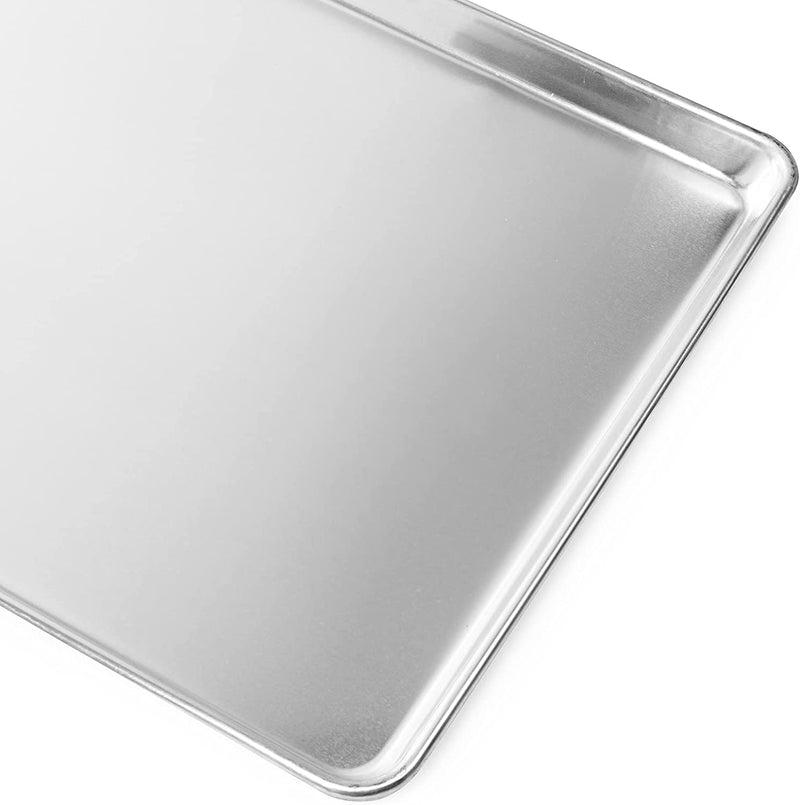 GRIDMANN 18" X 26" Commercial Grade Aluminum Cookie Sheet Baking Tray Pan Full Sheet - 12 Pans