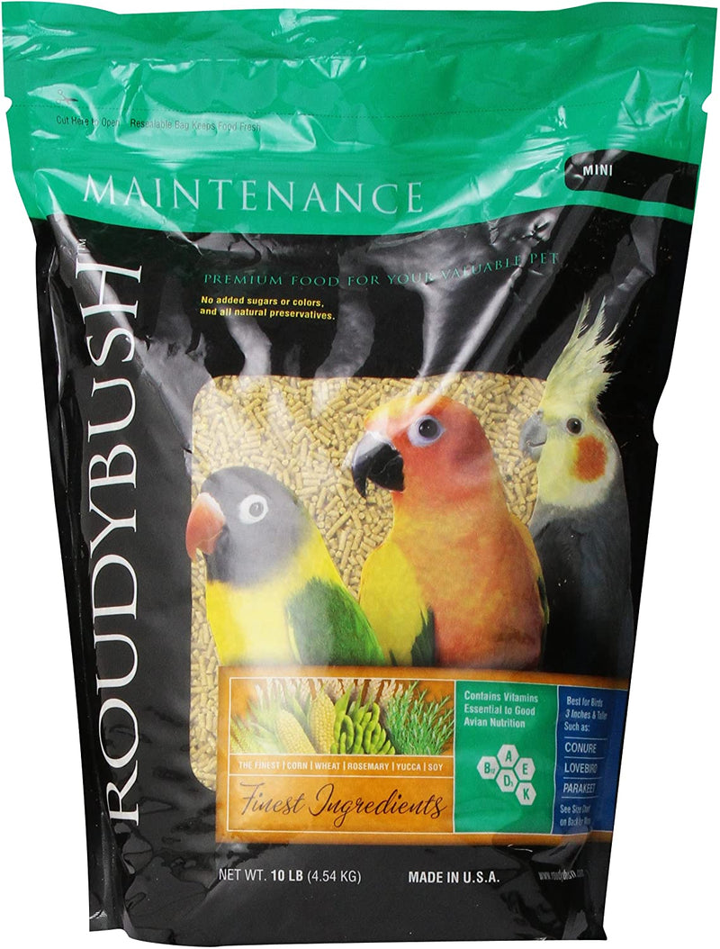 Roudybush Daily Maintenance Bird Food, Mini, 10-Pound Animals & Pet Supplies > Pet Supplies > Bird Supplies > Bird Food RoudyBush   