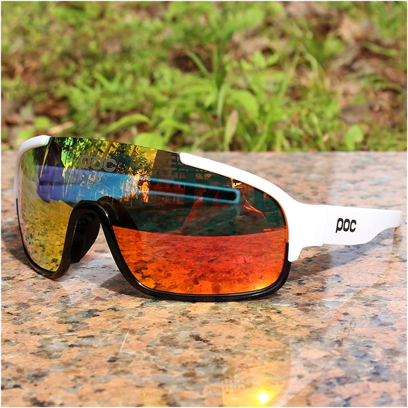 YINHAO Polarized Airsoftsports Blade Cycling Sunglasses Men Sport Road Mountain Bike Glasses Men Women Eyewear (Color : 3) Sporting Goods > Outdoor Recreation > Cycling > Cycling Apparel & Accessories yinminglong-home 5  