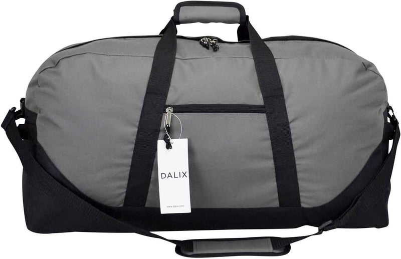 DALIX 25" Big Adventure Large Gym Sports Duffle Bag (Black Grey Navy Blue Red Camo) Home & Garden > Household Supplies > Storage & Organization DALIX   