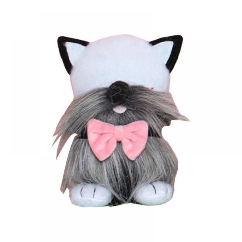 Hamlinson Black Cat Gnome Plush - Handmade Swedish Tomte Cat Faceless Doll with Bow Cute Scandinavian Cat Plush Doll for Home Party Wedding Valentine'S Day Decor Best Gifts for Cat Lover Home & Garden > Decor > Seasonal & Holiday Decorations Hamlinson White  