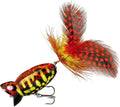 Arbogast Hula Popper 2.0 Topwater Fishing Lure with Feathered Treble Hook and Crackle Pattern Body Sporting Goods > Outdoor Recreation > Fishing > Fishing Tackle > Fishing Baits & Lures Pradco Outdoor Brands Coach Hog  