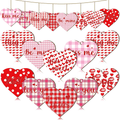 48 Pieces Valentine'S Day Heart Ornaments Wooden Hanging Embellishments Valentines Heart Shaped Baubles Colorful Heart Wooden Decorations (Fresh Style) Home & Garden > Decor > Seasonal & Holiday Decorations Yookeer Fresh Style  