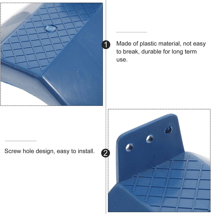 POPETPOP Pigeon Rest Stand-10Pcs Plastic Pigeon Perch Dove Rest Stand Frame Grill Dwelling Pigeon Perches Roost for Bird Supplies (Blue)
