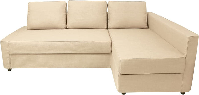 CRIUSJA Couch Covers for IKEA Friheten Sofa Bed Sleeper, Couch Cover for Sectional Couch, Sofa Covers for Living Room, Sofa Slipcovers with Cushion and Throw Pillow Covers (2030-17, Left Chaise) Home & Garden > Decor > Chair & Sofa Cushions CRIUSJA S-3 Right Chaise 