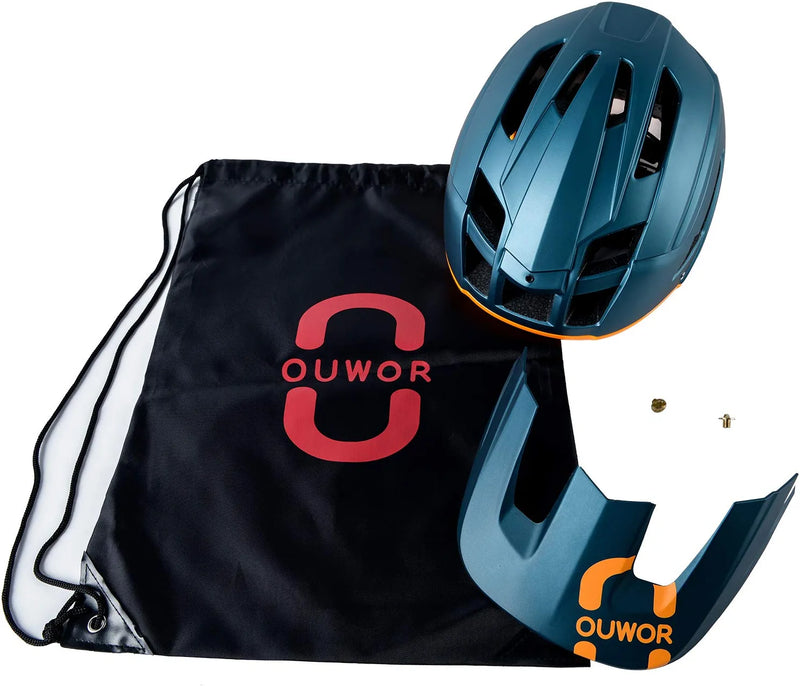 OUWOR Mountain Bike MTB Helmet for Adults and Youth Sporting Goods > Outdoor Recreation > Cycling > Cycling Apparel & Accessories > Bicycle Helmets OUWOR   