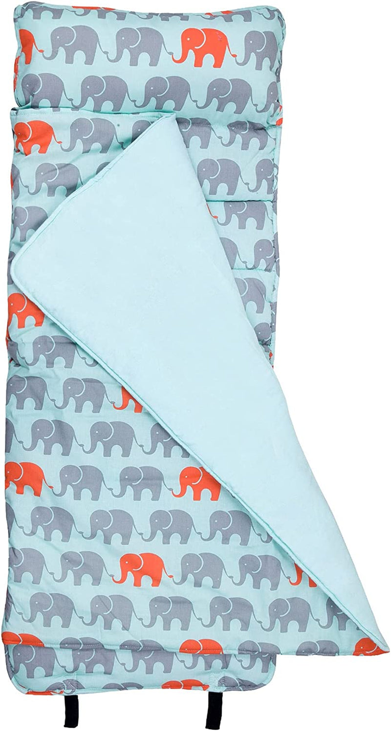Wildkin Original Nap Mat with Reusable Pillow for Boys & Girls, Perfect for Elementary Sleeping Mat, Features Hook & Loop Fastener, Cotton Blend Materials Nap Mat for Kids (Trains, Planes, and Trucks) Sporting Goods > Outdoor Recreation > Fishing > Fishing Rods Wildkin Elephants  