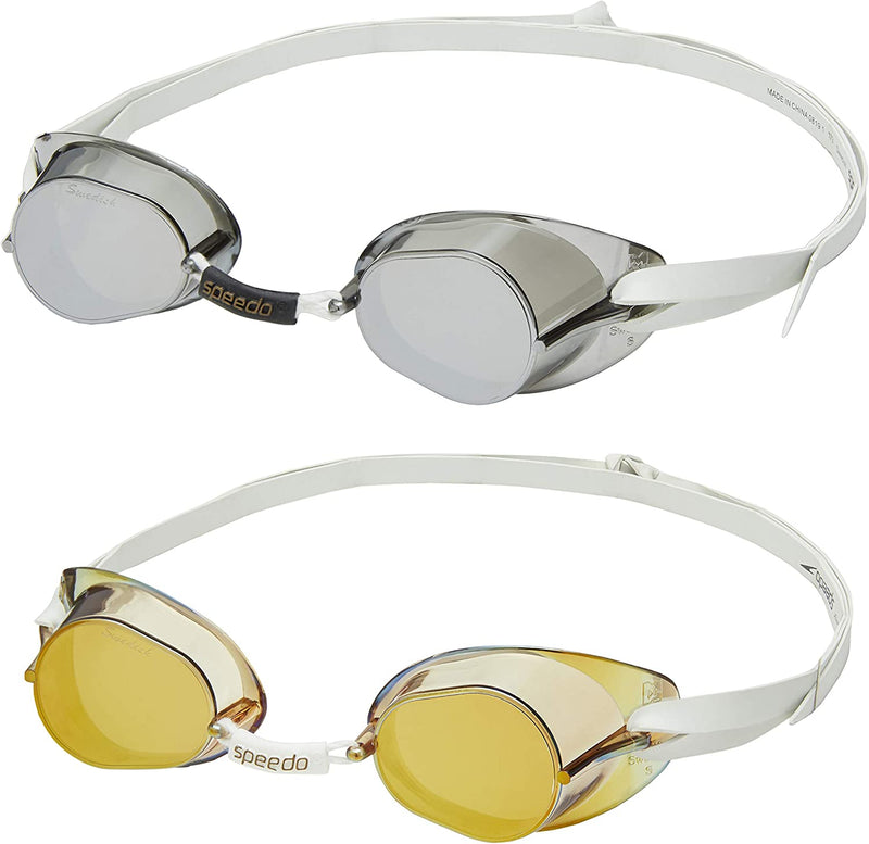 Speedo Swedish Two-Pack Swim Goggles Sporting Goods > Outdoor Recreation > Boating & Water Sports > Swimming > Swim Goggles & Masks Speedo Multi Mirrored  