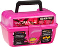 Worm Gear 88 Piece Loaded Tackle Box Sporting Goods > Outdoor Recreation > Fishing > Fishing Tackle WORM GEAR Pink  