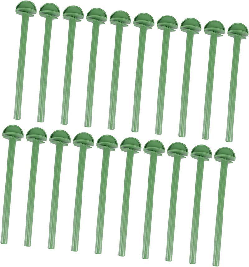 GLSTOY 40 Pcs Bird Rods Plastic Holders Cockatiels Standing Perch Plaything for Paw Rod Pet Platform Stick Grinding Lovebirds Poles Small Parrots Stands Budgie Perches Parrot Medium Animals & Pet Supplies > Pet Supplies > Bird Supplies GLSTOY Green 16X3X3CM 