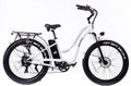 SOHOO 48V 750W 16Ah 26" X4.0 Fat Tire Beach Cruiser Electric Bicycle City E-Bike Mountain Bike(Fit 5Ft 9In to 6Ft 8In) Sporting Goods > Outdoor Recreation > Cycling > Bicycles LET'S GO E-BIKE INC Step Through-White  