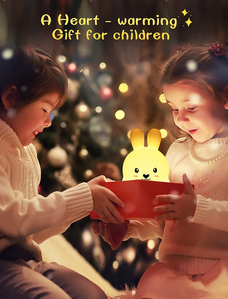 CHWARES Night Light for Kids, Cat Nursery Night Lights with Remote, 7 Color Kawaii Lamp, Room Decor, USB Rechargeable, Cute Lamp Gifts for Baby, Children, Toddlers, Teen Girls