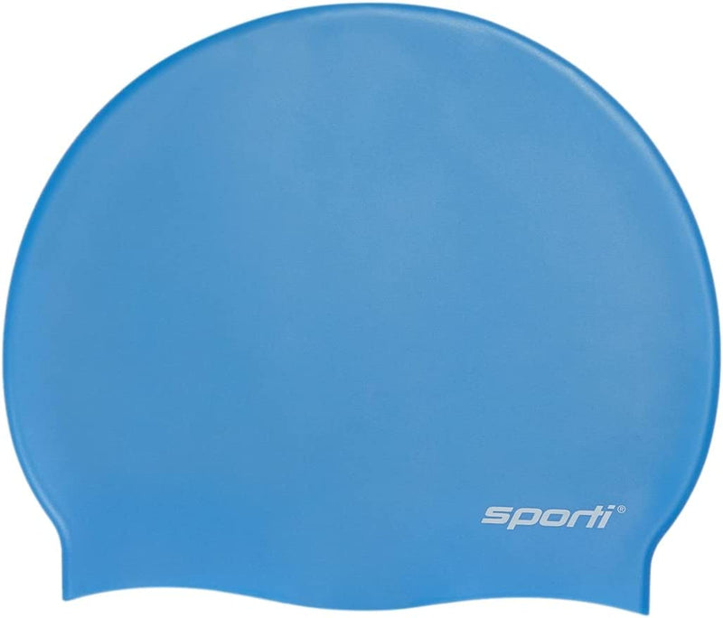 Sporti Silicone Swim Cap Sporting Goods > Outdoor Recreation > Boating & Water Sports > Swimming > Swim Caps Sporti Blue  