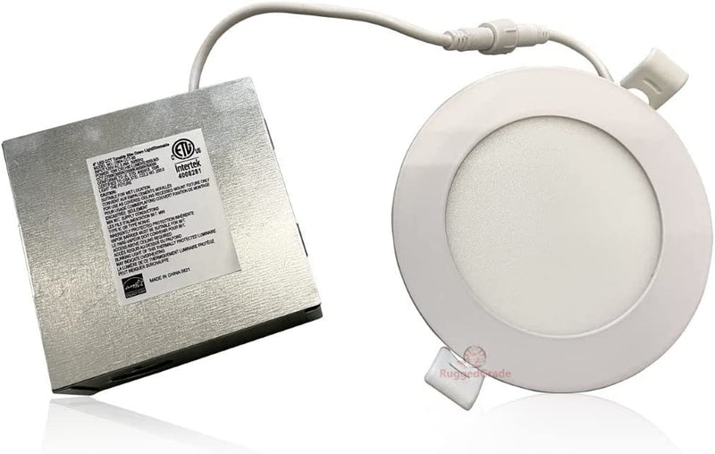 4 -Pack - Kalo Series 10 Watts 4" LED Disk Downlight Light - Replace Canned or Recessed Ceiling Lights - Color Selectable 2700/3000/3500/4000/5000K - 650 Lumens Home & Garden > Lighting > Flood & Spot Lights RuggedGrade   