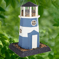 North States Village Collection Blue Cottage Birdfeeder: Easy Fill and Clean. Large, 5 Pound Seed Capacity (9.5 X 10.25 X 11, Blue) & Wagner'S 62067 Deluxe Treat Blend Wild Bird Food, Original Version Animals & Pet Supplies > Pet Supplies > Bird Supplies > Bird Food North States Natical Blue/ White Lighthouse 9.5 x10.25 x 14.5