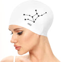 Marsolly Silicone Swimming Cap for Women Men Adults& Kids,Swim Cap with Constellation Printd Sporting Goods > Outdoor Recreation > Boating & Water Sports > Swimming > Swim Caps Xingcheng LEHE garment manufacturing Co.,Ltd Virgo  