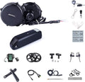 BAFANG BBS02B 48V 750W Mid Drive Electric Bike Motor Ebike Conversion Kit Mid-Mounted Engine for Mountain Bike Road Bicycle with Optional 48V 17.5Ah 18Ah and 48V 20Ah Battery Sporting Goods > Outdoor Recreation > Cycling > Bicycles BAFANG 800S display 48T & 52V 17.5Ah Rear Battery 