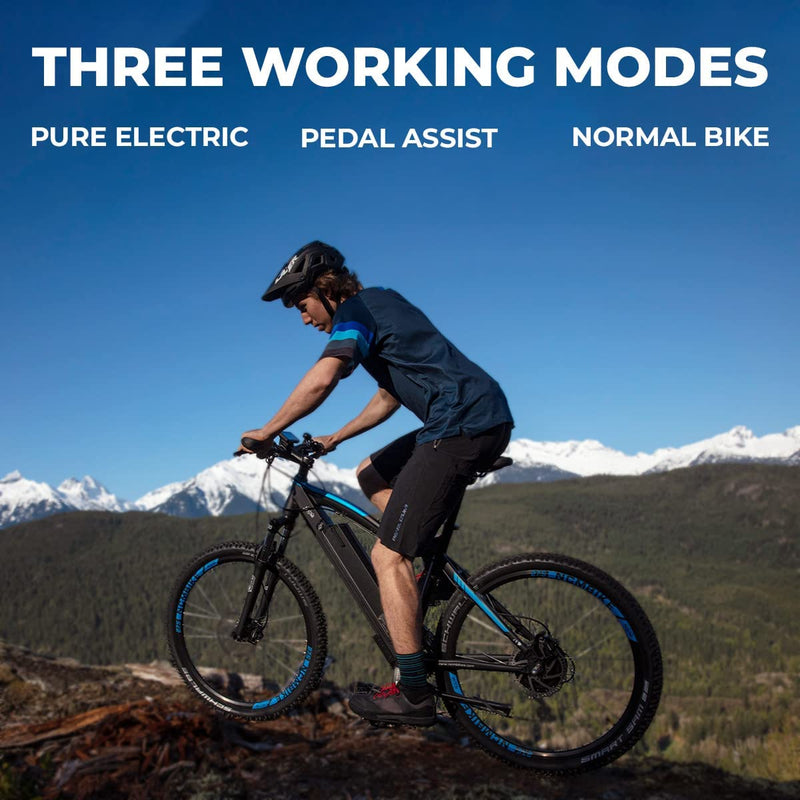 NCM Moscow plus Electric Mountain Bike E Bike for Adults, 750W Powerful Hub Motor, 48V768Wh Large Removable Battery, USB Port, Hydraulic Disc Brake, 24 Speed Gear, Front Suspension, Fat Tire, 95 Miles Sporting Goods > Outdoor Recreation > Cycling > Bicycles NCM   