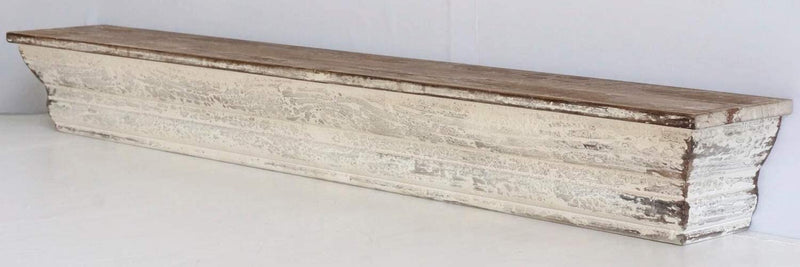 Distressed Ledge Shelf for Home Decoration - Large