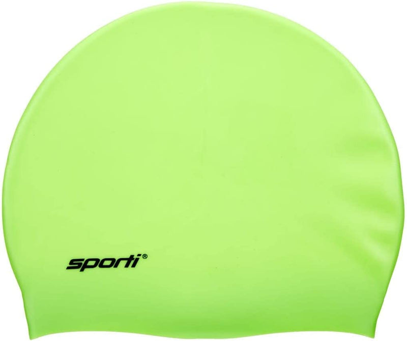 Sporti Silicone Swim Cap Sporting Goods > Outdoor Recreation > Boating & Water Sports > Swimming > Swim Caps Sporti Green  
