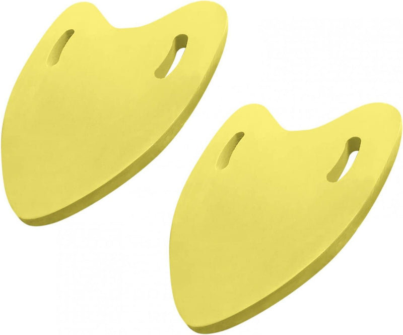Swimming Kickboard, Swim Exercise Training Board for Adults Kids Toddlers, Swim Aid Float Kickboard Swimming Training Equipment with Handle, Swim Aid Float Kickboard for Kids and Beginner , EVA Foam Sporting Goods > Outdoor Recreation > Boating & Water Sports > Swimming Shellee Yellow 2PCS-A 
