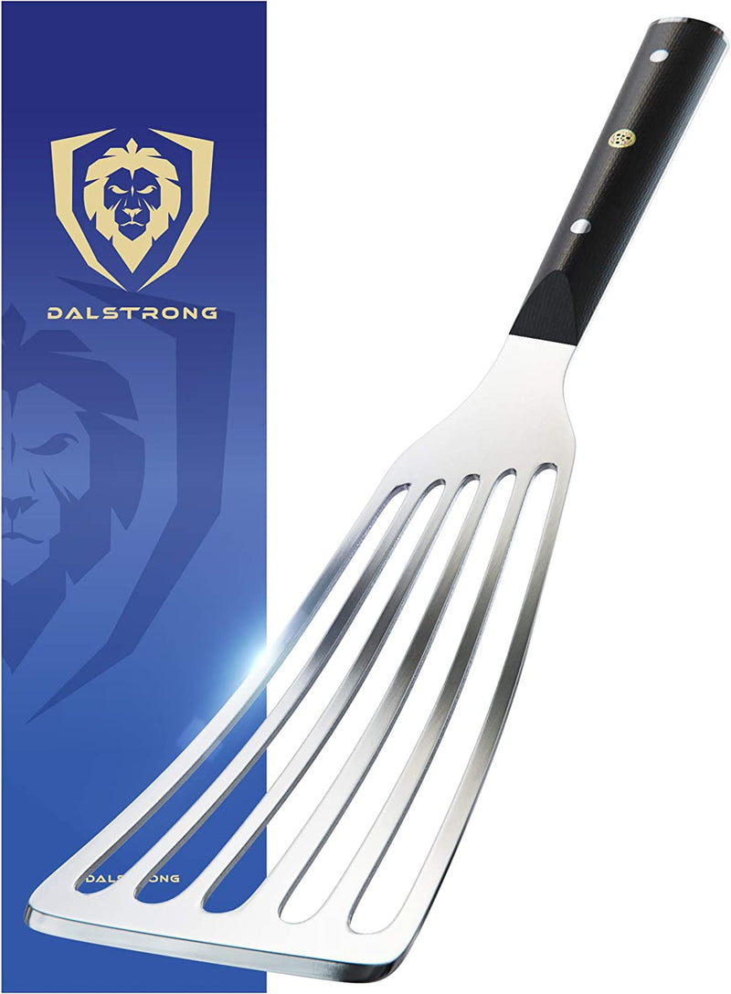 DALSTRONG Professional Kitchen Fish Spatula - 7.5 Inch - Slotted - High-Carbon, Heat-Resistant Spatula Stainless Steel - Metal Spatula - Flexible - Wide - Turner - Nonstick Cookware - G10 Handle Home & Garden > Kitchen & Dining > Kitchen Tools & Utensils Dalstrong   