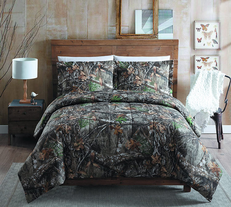 Realtree Edge Camouflage 3-Piece Comforter Set, Full Home & Garden > Linens & Bedding > Bedding > Quilts & Comforters 1888 Mills Full  