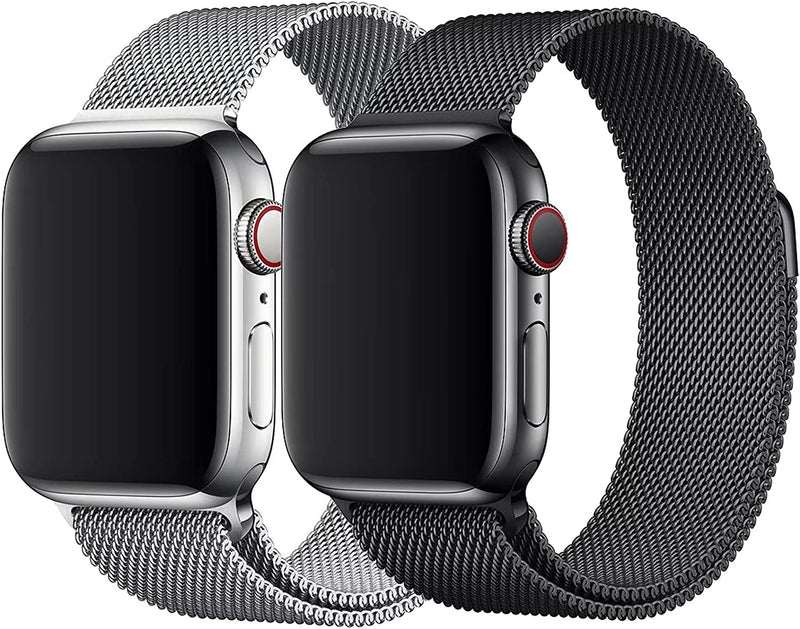 Esroyita Metal Magnetic Bands Compatible with Apple Watch Band 38Mm 40Mm 41Mm 42Mm 44Mm 45Mm 49Mm,Stainless Steel Milanese Mesh Loop Sport Replacement Wristband for Iwatch Ultra Series 8/7/6/5/4/3/2/1,Se,Women,Men