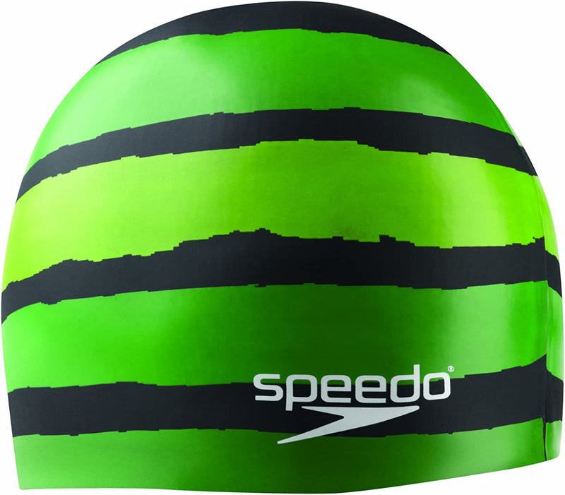 Speedo Unisex-Adult Swim Cap Silicone - Manufacturer Discontinued Sporting Goods > Outdoor Recreation > Boating & Water Sports > Swimming > Swim Caps Speedo Black/Green AC 
