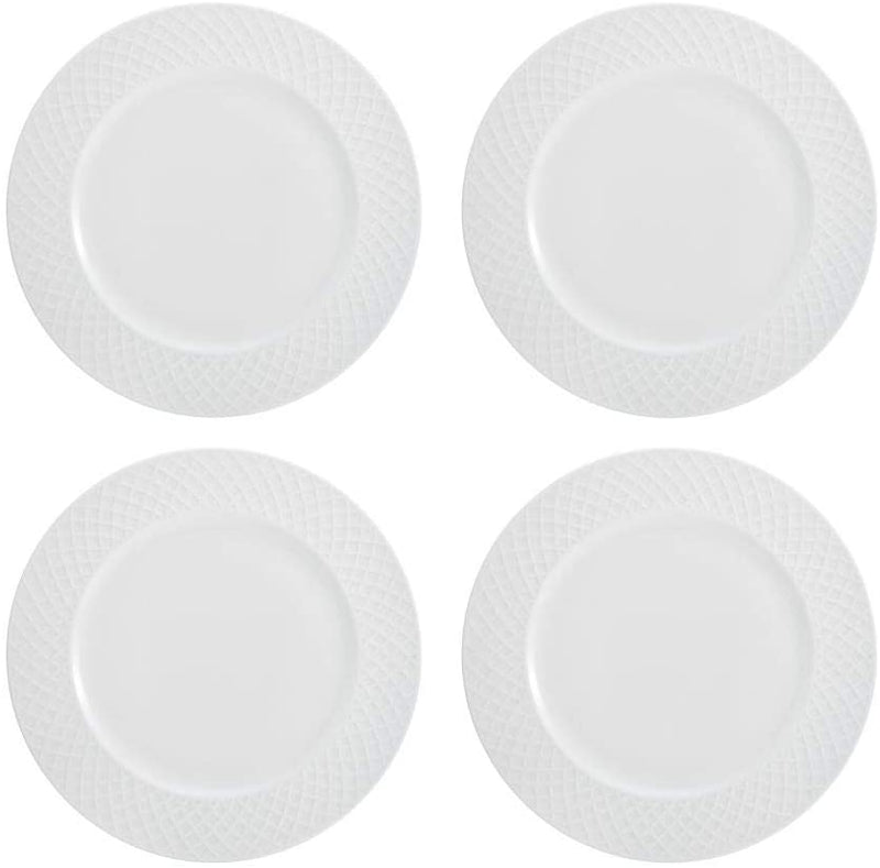 Mikasa Trellis 16 Piece Dinnerware Set, Service for 4, White Home & Garden > Kitchen & Dining > Tableware > Dinnerware Mikasa   