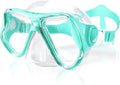 Keary Swimming Goggles Snorkel Diving Mask for Adult Men Women Youth, Anti-Fog 180°Clear View Swim Goggles with Nose Cover Sporting Goods > Outdoor Recreation > Boating & Water Sports > Swimming > Swim Goggles & Masks Keary Green  