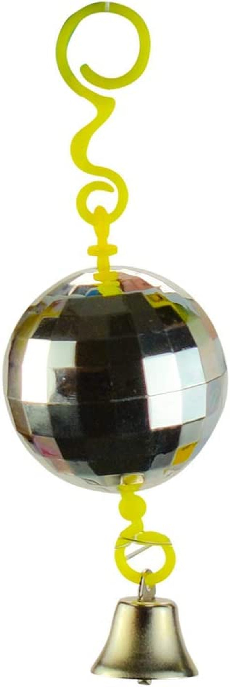 JW Pet Company Activitoy Disco Ball Small Bird Toy, Colors Vary