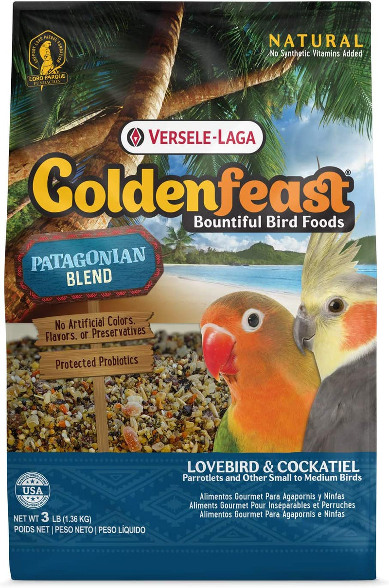 VL Goldenfeast Patagonian Blend, 3 Lb Bag Animals & Pet Supplies > Pet Supplies > Bird Supplies > Bird Food Versele-Laga   