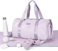 Sport Gym Bag for Women，Tote Travel Duffel Bag Overnight Workout Bag Weekender Bag Home & Garden > Household Supplies > Storage & Organization HYC00 1-Purple  