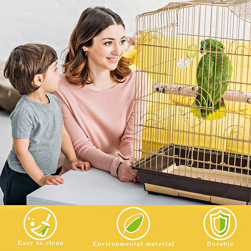 6 Pieces Bird Cage Food Holder Parrot Fruit Vegetable Clips Bird Cage Feeder Clip for Budgie Parakeet Cockatoo Macaw Cockatiel Conure Animals & Pet Supplies > Pet Supplies > Bird Supplies > Bird Cage Accessories > Bird Cage Food & Water Dishes Chengu   