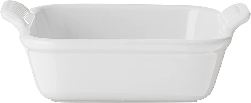 Le Creuset Stoneware Heritage Set of 2 Square Dishes , Small - 18 Oz. & Medium - 2 Qt., White Home & Garden > Kitchen & Dining > Cookware & Bakeware Le Creuset   