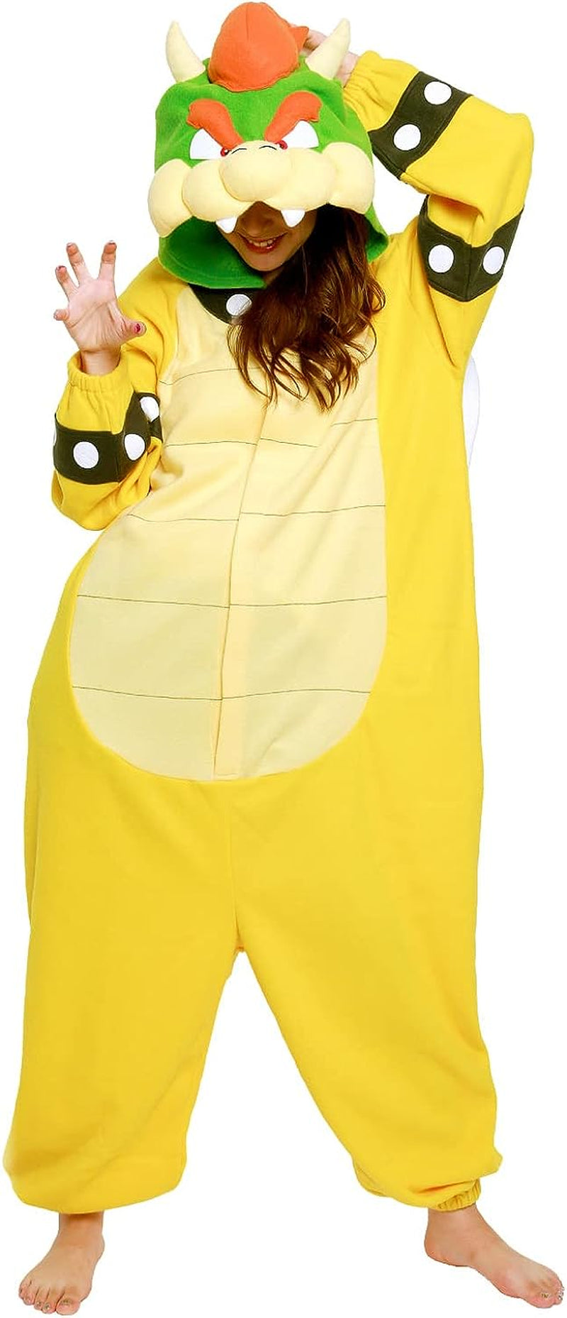 SAZAC Super Mario Bros - Onesie Jumpsuit Halloween Costume (Bowser)