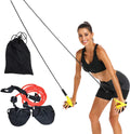 Kenyaw Traction Rope Floating Arm Strength Trainer Swimming Paddle Fins Professional Freestyle Floating Arm Trainer Training Equipment Dry Land Cord Sporting Goods > Outdoor Recreation > Boating & Water Sports > Swimming Kenyaw Red  