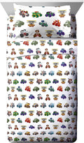 Marvel Spidey and His Amazing Friends Team Spidey Twin Size Sheet Set - 3 Piece Set Super Soft and Cozy Kid’S Bedding - Fade Resistant Microfiber Sheets (Official Marvel Product) Home & Garden > Linens & Bedding > Bedding Jay Franco & Sons, Inc. White - Monster Jam Toddler 