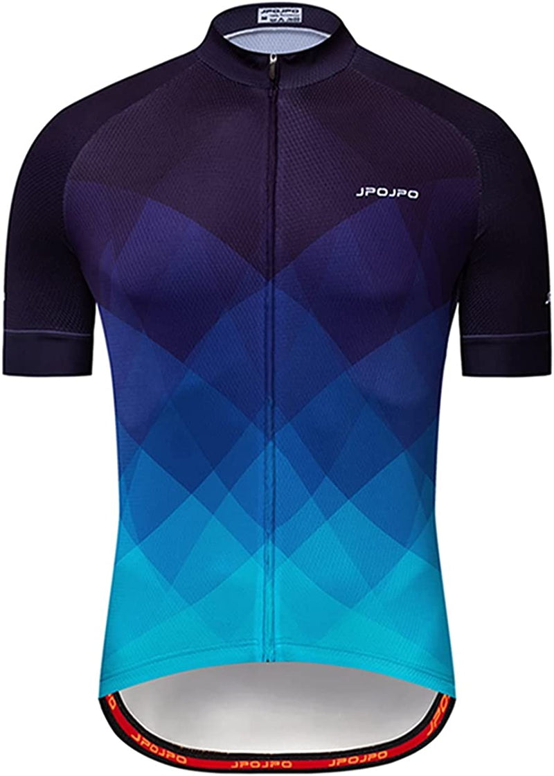 Weimostar Men'S Comfy Fitting Cool Summer Cycling Jersey with 3 Rear Pockets- Moisture Wicking, Breathable Sporting Goods > Outdoor Recreation > Cycling > Cycling Apparel & Accessories Weimostar Jp1013 XX-Large 