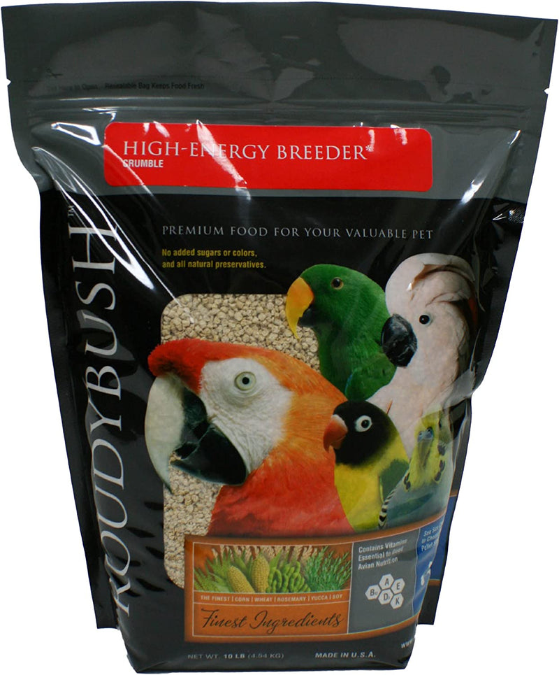 Roudybush Crumble High Energy Bird Food, 10-Pound Animals & Pet Supplies > Pet Supplies > Bird Supplies > Bird Food Roudybush, Inc.   