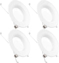 Sunco Lighting 5/6 Inch LED Can Lights Retrofit Recessed Lighting, Baffle Trim, Dimmable, 3000K Warm White, 13W=75W, 965 LM, Damp Rated, Replacement Conversion Kit – UL Energy Star Listed 4 Pack Home & Garden > Lighting > Flood & Spot Lights Sunco Lighting 3000K Warm White  