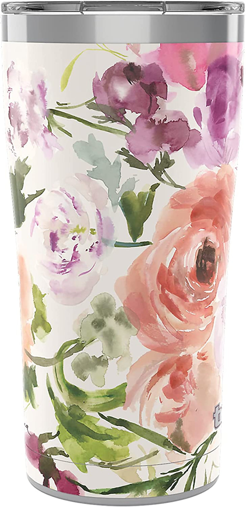 Tervis Made in USA Double Walled Kelly Ventura Floral Collection Insulated Tumbler Cup Keeps Drinks Cold & Hot, 16Oz 4Pk - Classic, Assorted Home & Garden > Kitchen & Dining > Tableware > Drinkware Tervis Heather Rose 20oz - Stainless Steel 