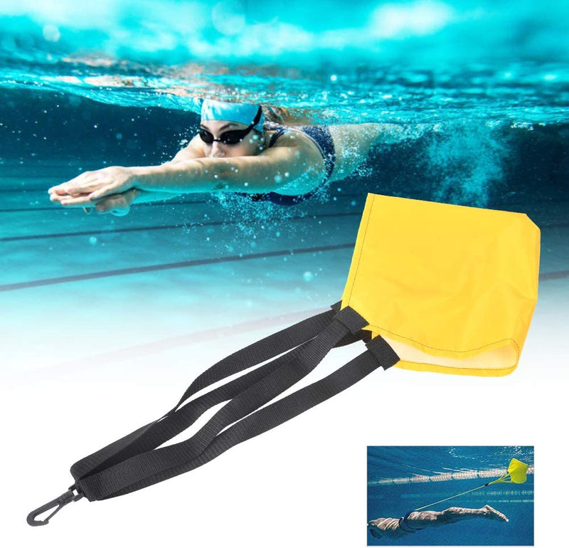 LAIONTY Swimming Trainer Elastic Rope Equipment, Swimming Pool Training Parachute Tool Sporting Goods > Outdoor Recreation > Boating & Water Sports > Swimming LAIONTY   
